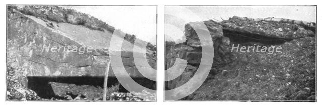 'La Puissance de Notre Artillerie; Un abri de mitrailleuses en beton, qui a echappe a..., 1916 (1924 Creator: Unknown.