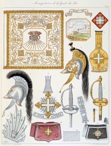 Mousquetaires de la Garde du Roi, Insignia Artist: Eugene Titeux