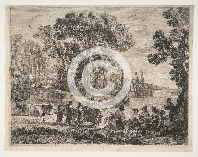 The Rape of Europa, 1634. Creator: Claude Lorrain.