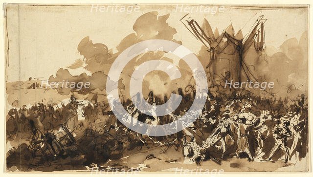 Study, 1833. Creator: Auguste Raffet.