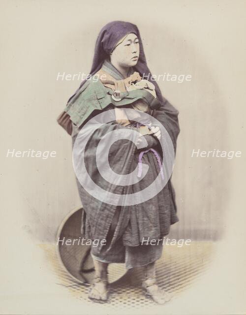 Mendicant Nun, 1868. Creator: Felice Beato.