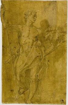 Study for Male Allegorical Figure, n.d. Creator: Unknown.