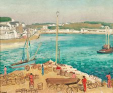 Quai d'Audierne, 1928. Creator: Marquet, Pierre-Albert (1875-1947).