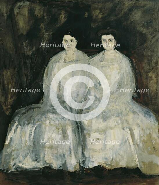 The sisters Karoline and Pauline Fey, 1905. Creator: Richard Gerstl.