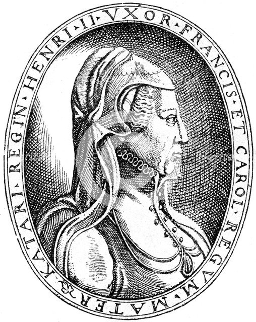 Catherine de Medicis, 1898. Artist: Unknown