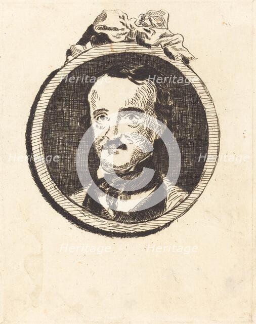 Edgar Poe, 1860. Creator: Edouard Manet.