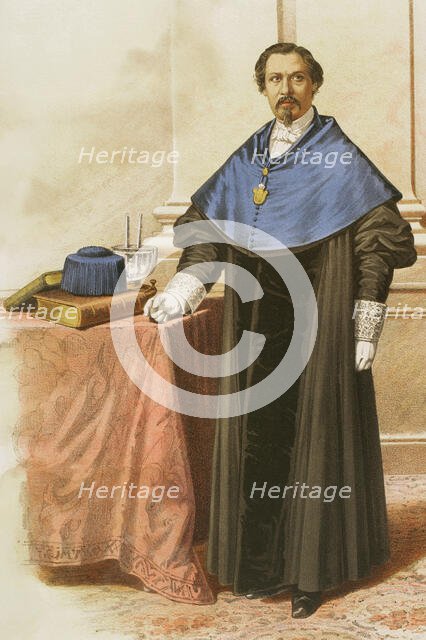 Doctor of Science, Professor at the Central University, 1865.  Creator: Unknown.