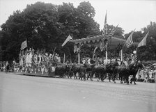 Preparedness Parade - Colonial And Indian Float, 1916. Creator: Harris & Ewing.
