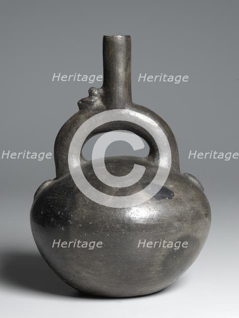 Darkware Vessel, Chimú style (900-1470). Creator: Unknown.