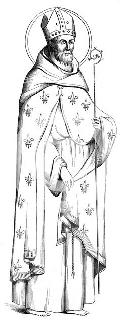 St Louis (1274-1297), Bishop of Toulouse, 1849. Artist: Unknown