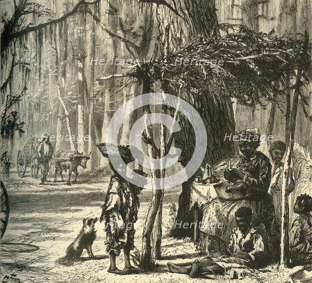 'A Road-side Scene near Charleston', 1872.  Creator: Albert Bobbett.