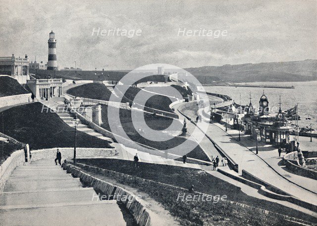 'Plymouth - The Hoe', 1895. Artist: Unknown.