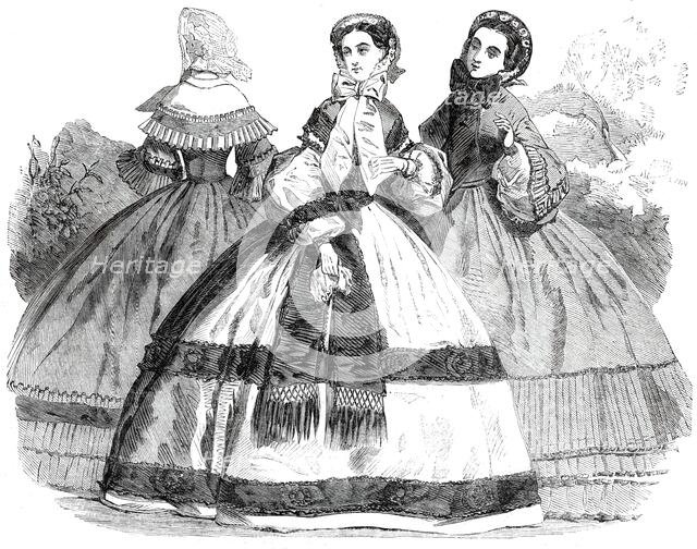 Paris Fashions for October, 1860. Creator: Unknown.