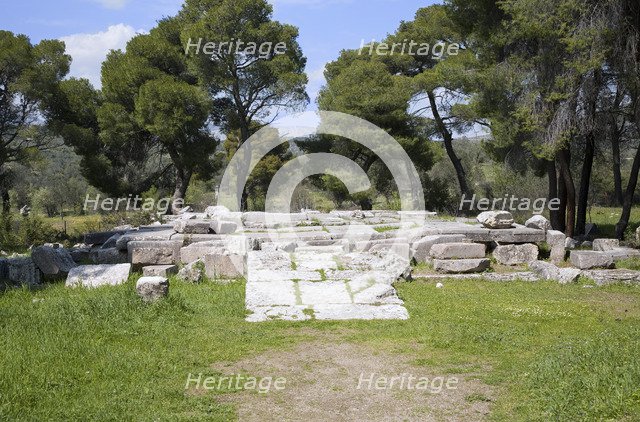 The North Propylon at Epidauros, Greece. Artist: Samuel Magal