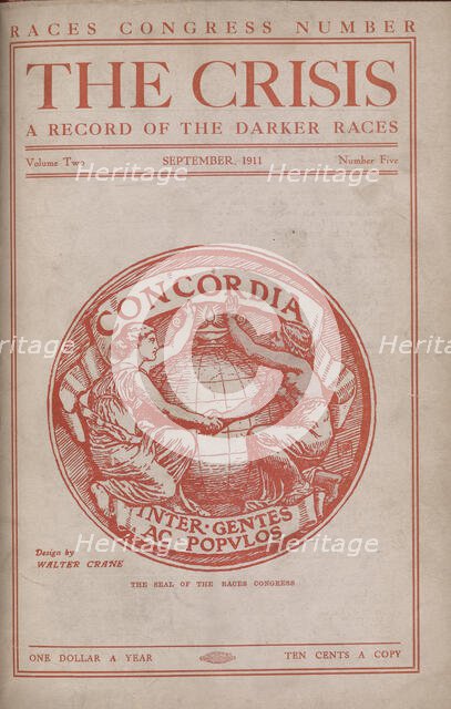 Front cover, 1911-09. Creator: Walter Crane.