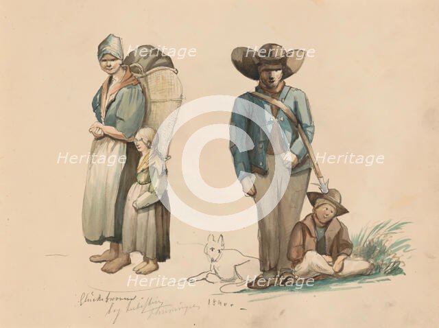 Lucky images, 1840. Creator: Johannes Tavenraat.