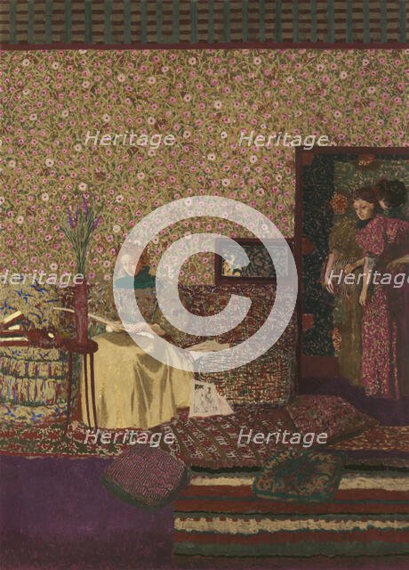 Figures in an interior. Intimacy, 1896. Creator: Edouard Vuillard.