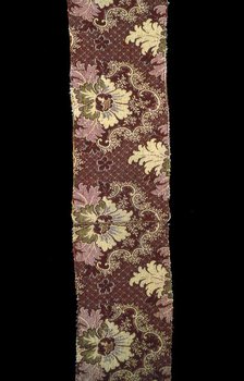 Carpet Fragment, United States, 1870s. Creator: Unknown.