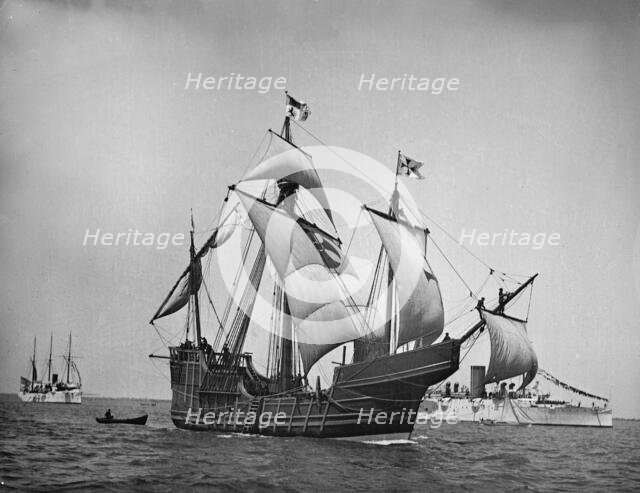 Spanish caravel Santa Maria, 1892. Creator: Unknown.