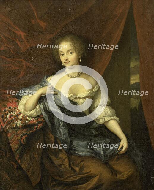 Portrait of a woman, possibly a member of the van Citters family, 1674. Creator: Gaspar Netscher.