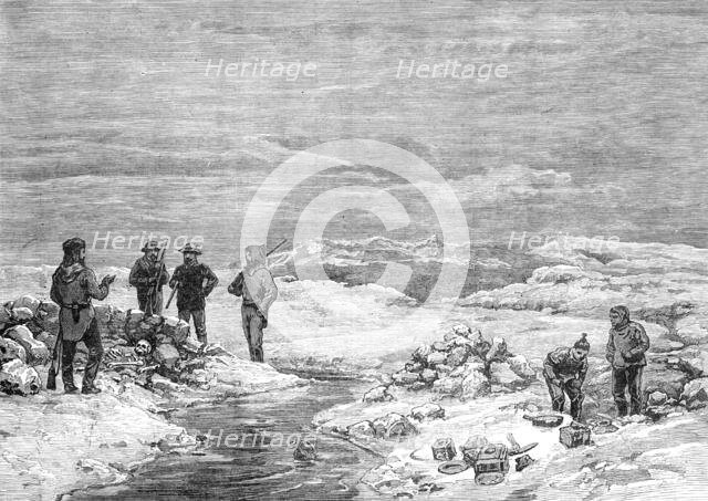 The American Franklin Search Expedition - grave of Lt. John Irving, R.N., 1881. Creator: Unknown.