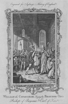 'William the Conqueror seizing his Brother Odo, Bishop of Bayeaux & Earl of Kent', 1773. Creator: Charles Grignion;Grignion, Charles;C Grignion;Charles Grignion the Elder.