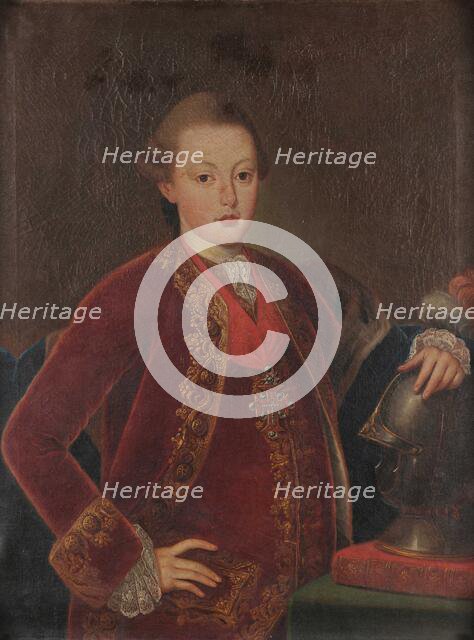 Portrait of Dom José, Prince of Brazil, Duke of Braganza (1761-1788), 18th century. Creator: Anonymous.