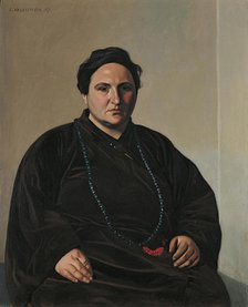 Gertrude Stein, 1907. Artist: Vallotton, Felix Edouard (1865-1925)