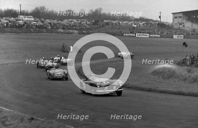 A.C. Ace , F. Warnwell, Brands Hatch sports car racing Boxing Day meeting 1957. Creator: Unknown.