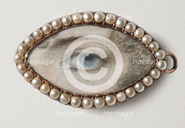 Eye Miniature, Ann Fryer (prob. b. 1768), 1787. Creator: Unknown.