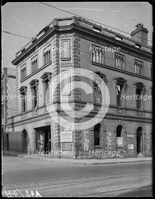 Colonial Buildings, 7 Horsefair, Ladywood, Birmingham, 1941. Creator: George Bernard Mason.