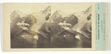 Hotel de la Jungfrau et vue de la Jungfrau, 1850-1900. Creator: Unknown.