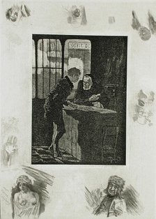 Juif et Chrétien, 1891. Creator: Félicien Rops.