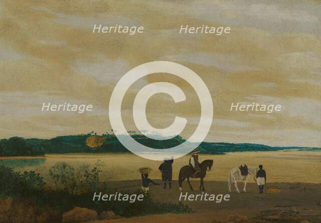 View of the Island of Itamaracá, Brazil, 1637. Creator: Frans Post.