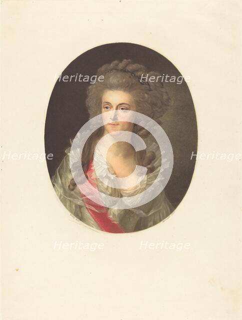 Frederica Sophia Wilhelmina of Prussia, Princess of Orange Nassau. Creator: Charles-Melchior Descourtis.