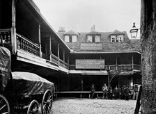 The Old Tabard Inn, Southwark, London, before 1873. Artist: Alfred Newton & Sons