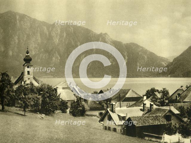 Unterach am Attersee, Upper Austria, c1935. Creator: Unknown.