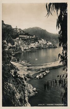 'Amalfi - Visione Panoramica', c1910.  Artist: Unknown.