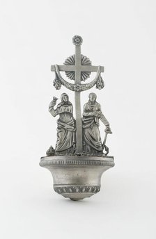 Holy Water Stoup (Bénitier), Flanders, 19th century. Creator: Unknown.