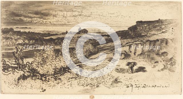 La Chapelle Saint-Michel à l'Estre. Creator: Felix Hilaire Buhot.