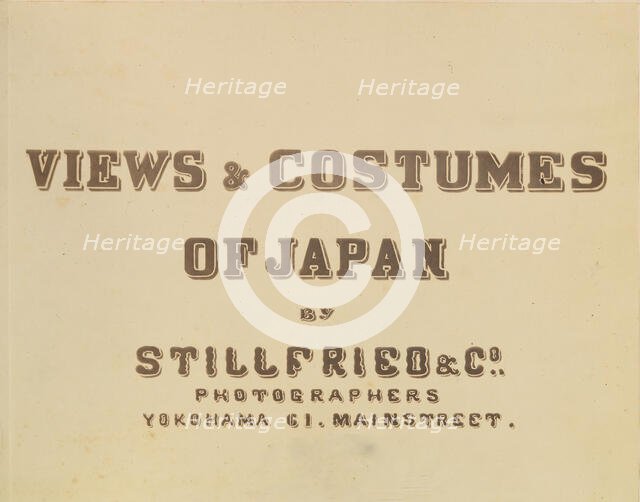 Views and Costumes of Japan, ca. 1872. Creator: Baron Raimund von Stillfried.