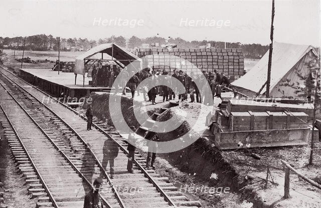 Stoneman's Station, Virginia. Commissary Dept., 1861-65. Creator: Unknown.