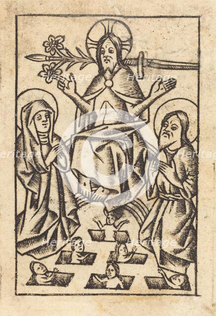 The Last Judgment [right], c. 1450/1460. Creator: Master of St. Erasmus.