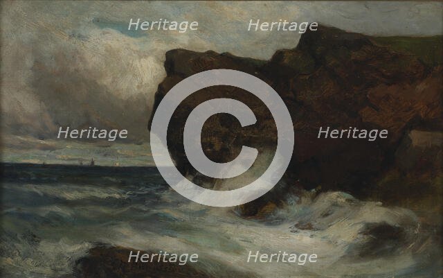 Ocean Cliffs, 1881. Creator: Edward Mitchell Bannister.