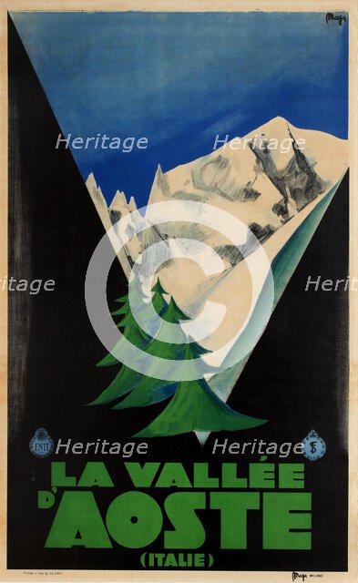 Vallée d'Aoste, 1931. Creator: Maga (Magagnoli), Giuseppe (1878-1933).