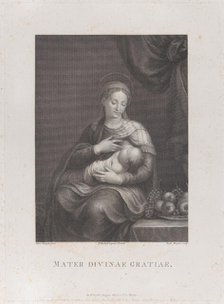 La Madonna del Latte, 1815. Creator: Raphael Morghen.