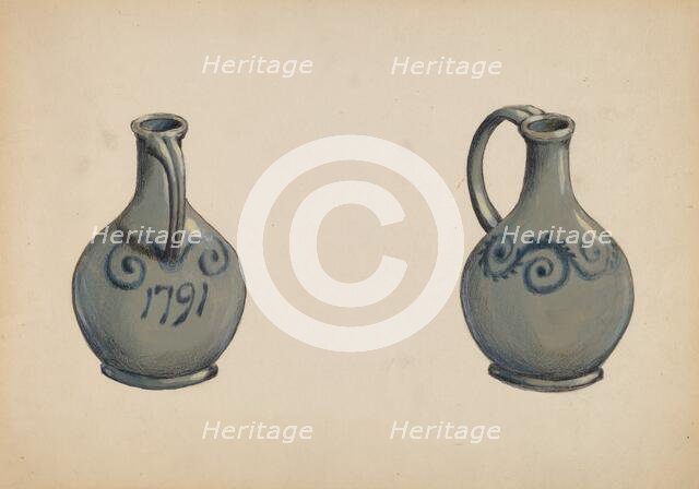 Vinegar Jug, c. 1936. Creator: Carl Weiss.