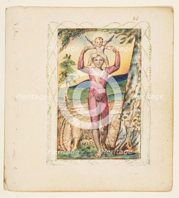 Songs of Experience: Frontispiece, ca. 1825. Creator: William Blake.