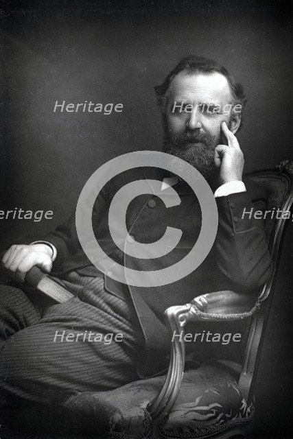 William Thomas Stead, English author and journalist, c1890. Artist: W&D Downey