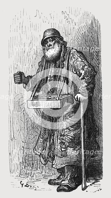 'The Match Seller', 1872.  Creator: Gustave Doré.